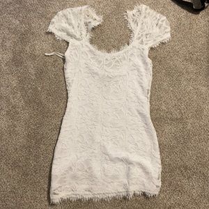 White lace dress
